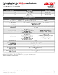 Thumbnail of document Data Sheet - ISMQ Series Flow Meter